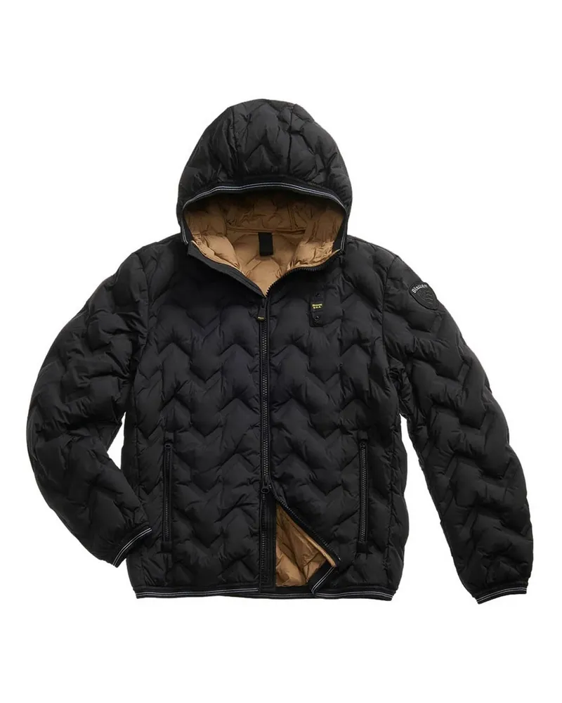 Blauer Hut - Schwarz Schwarz