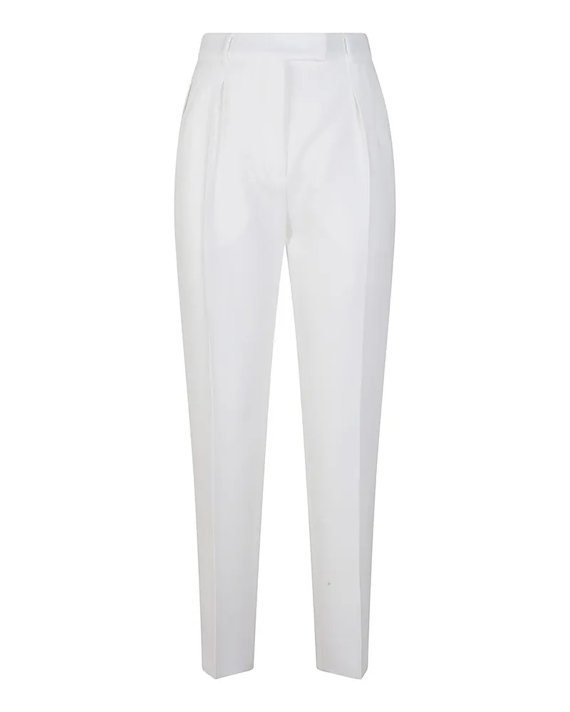 Max Mara Casual Hose - Weiß Weiß