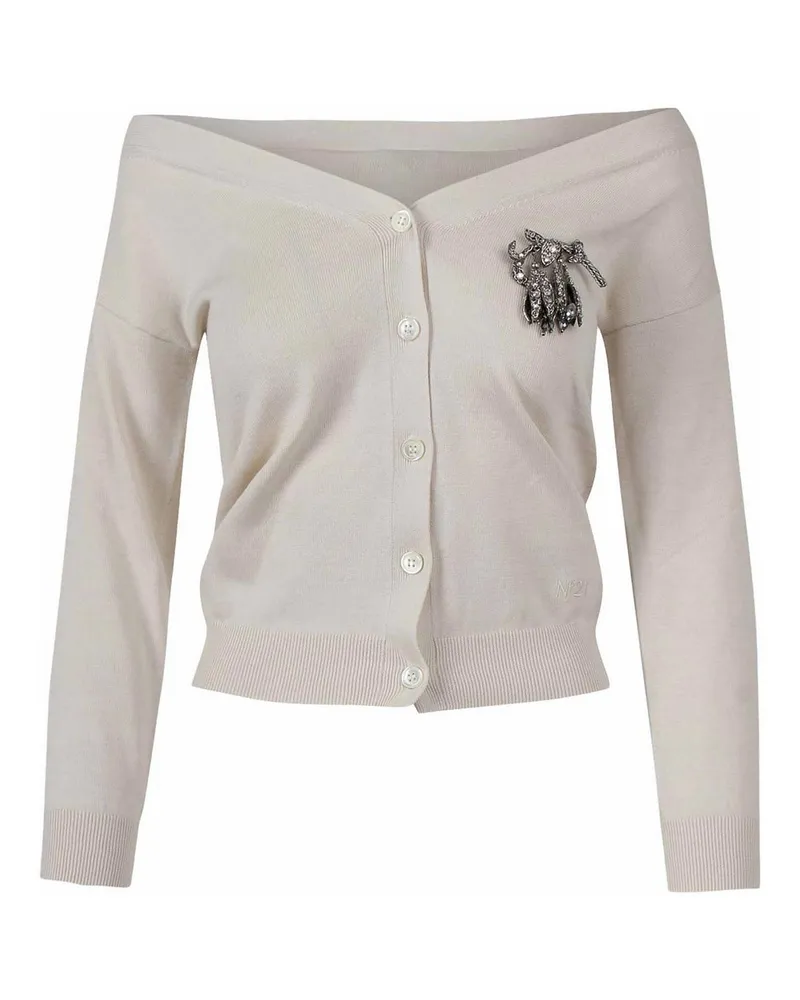 N° 21 Cardigan - Weiß Weiß