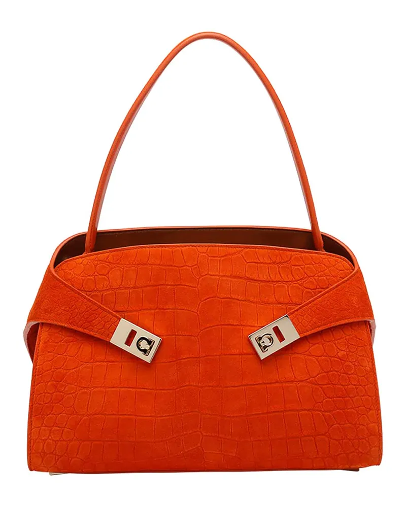 Ferragamo Schultertasche - Orange Orange