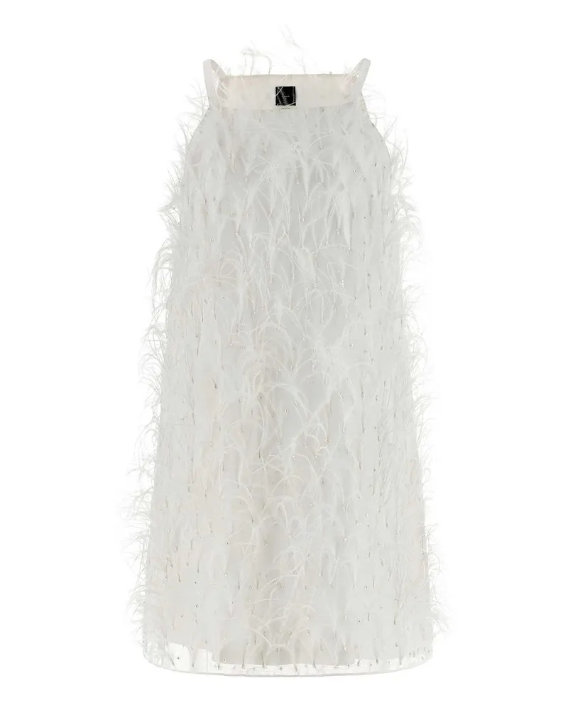 Pinko Knielanges Kleid - Weiß Weiß