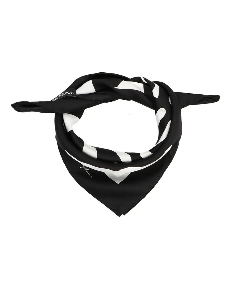 Dolce & Gabbana Schal - Schwarz Schwarz