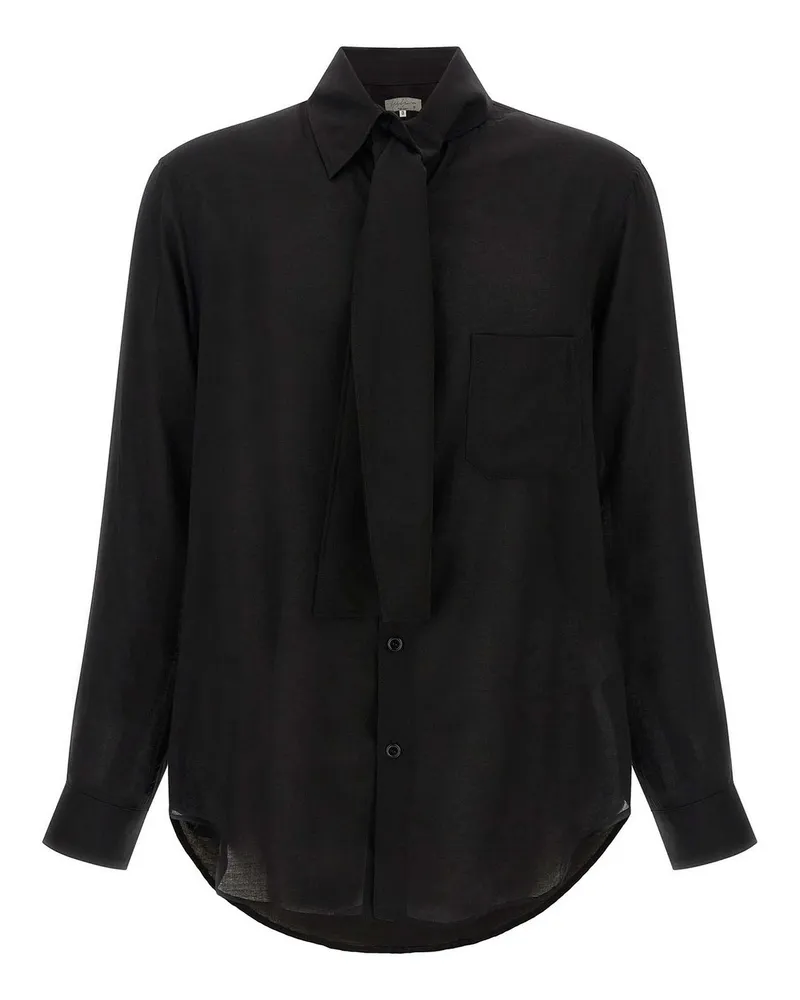 Yohji Yamamoto Hemd - Schwarz Schwarz