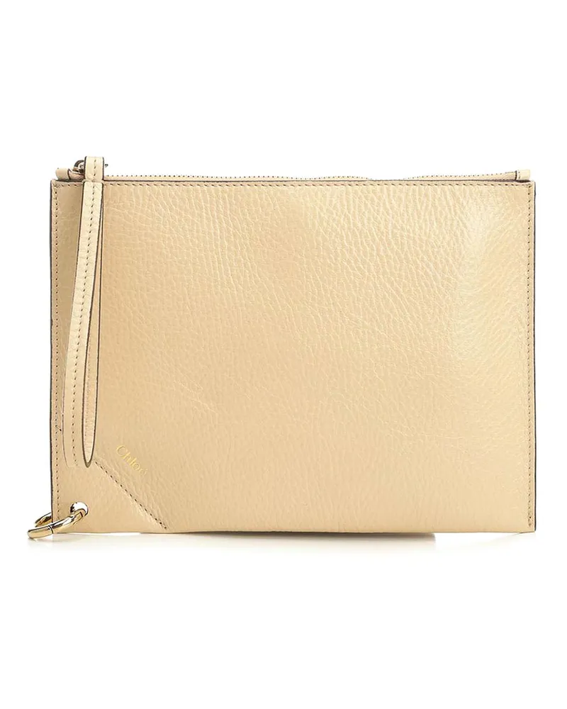 Chloé Ledermantel - Beige Beige