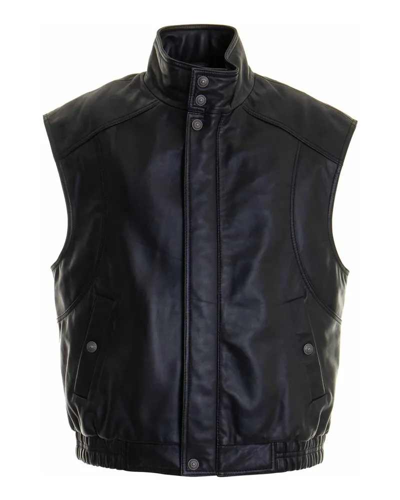 Versace Jeans Weste - Schwarz Schwarz