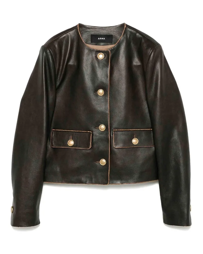 Arma Lederjacke - Braun Braun