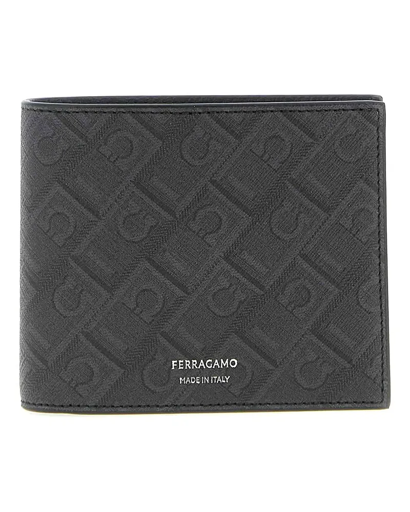 Ferragamo Portemonnaie - Schwarz Schwarz