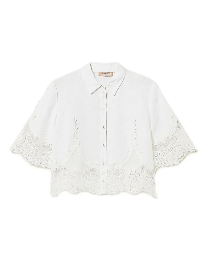 Twin-Set Hemd - Weiß Weiß