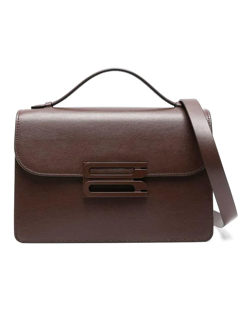 Victoria Beckham Schultertasche - Dunkelbraun Dunkelbraun