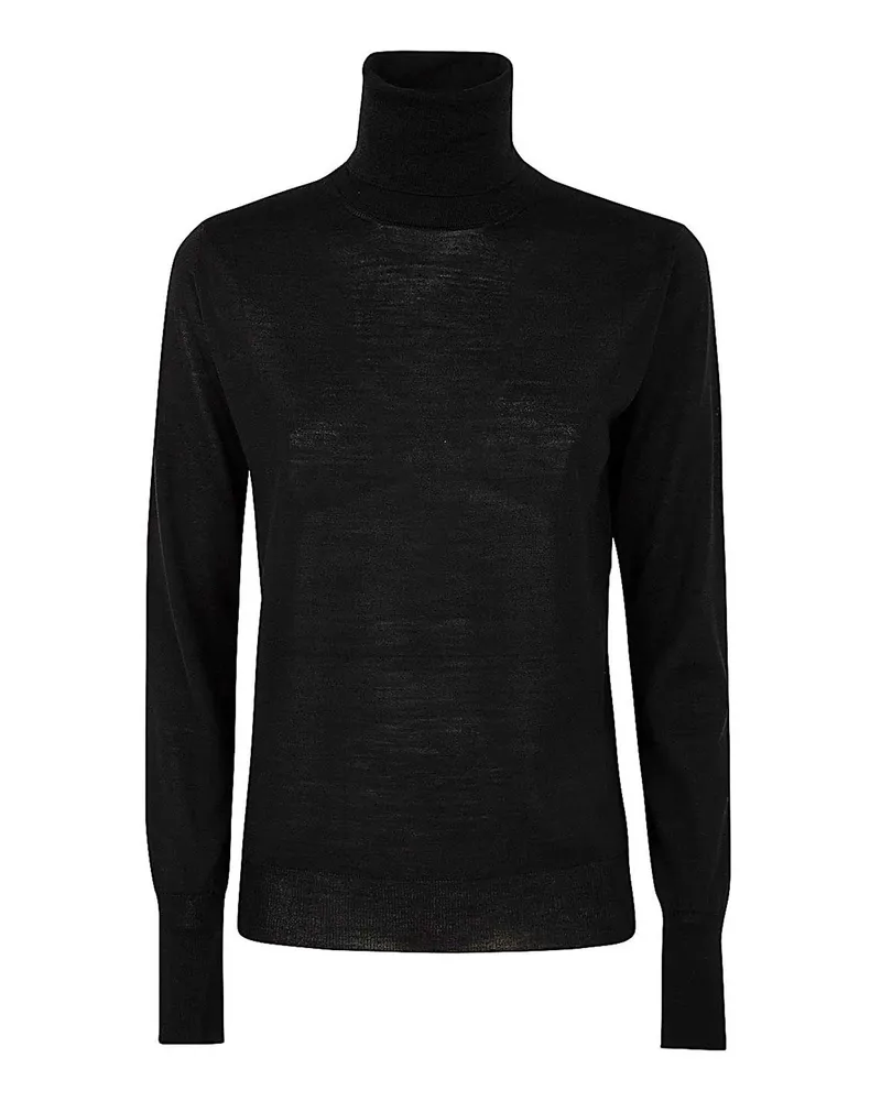 Nuur Rollkragenpullover - Schwarz Schwarz