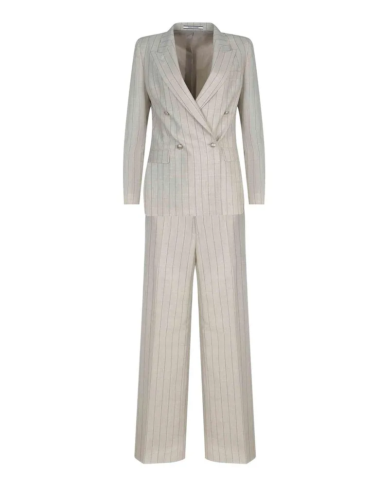 Tagliatore Knielanges Kleid - Beige Beige