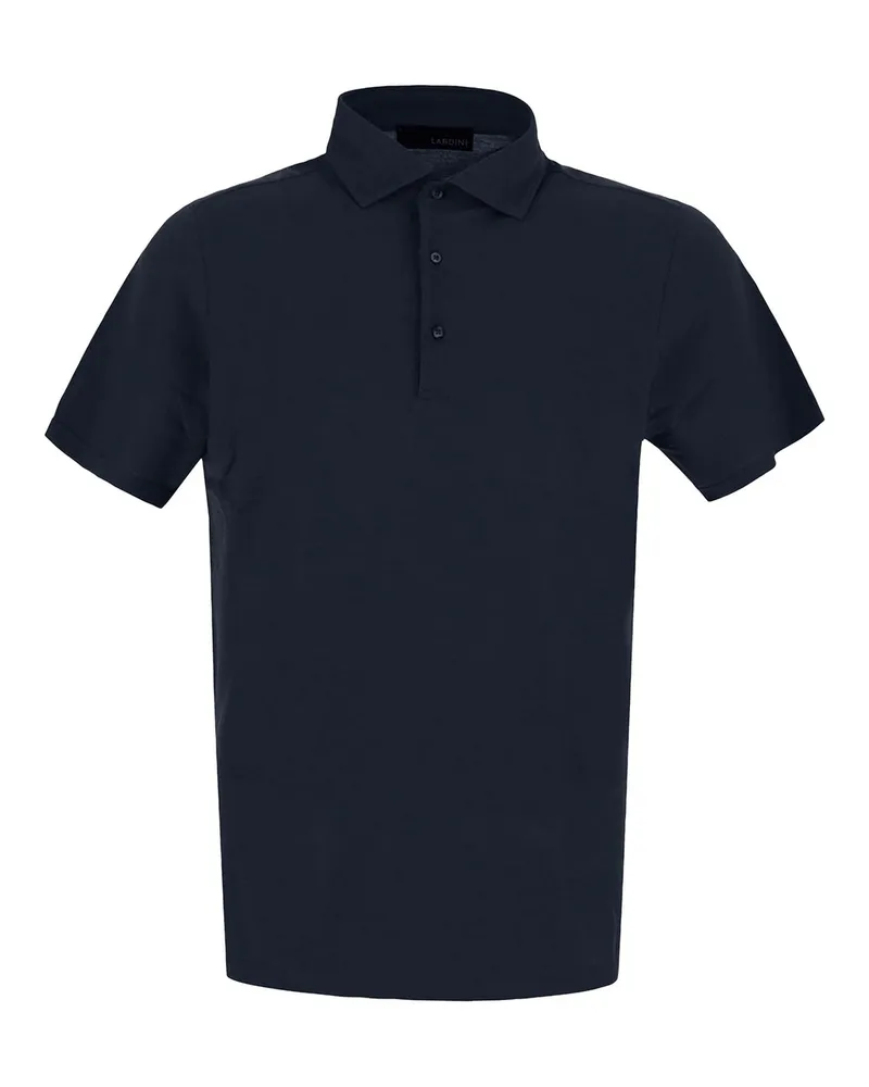 LARDINI Poloshirt - Blau Blau
