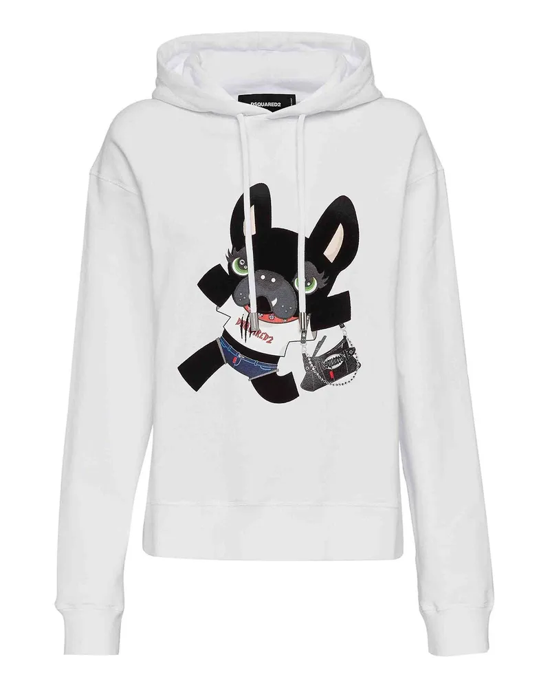 Dsquared2 Sweatshirt - Weiß Weiß