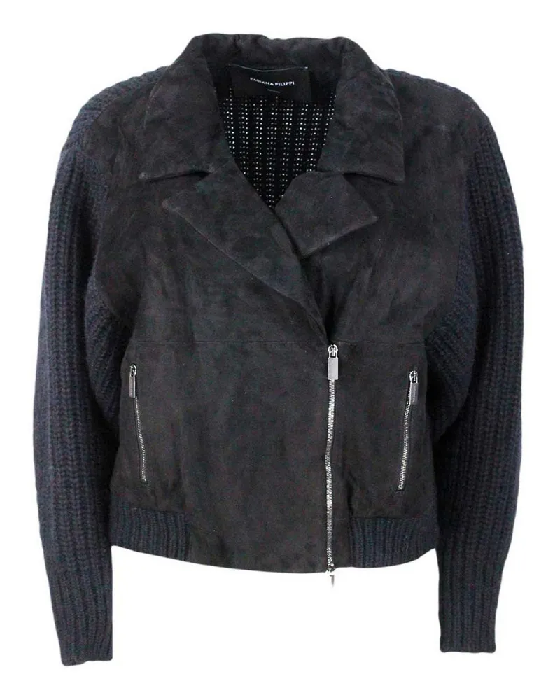 Fabiana Filippi Casualjacke - Schwarz Schwarz