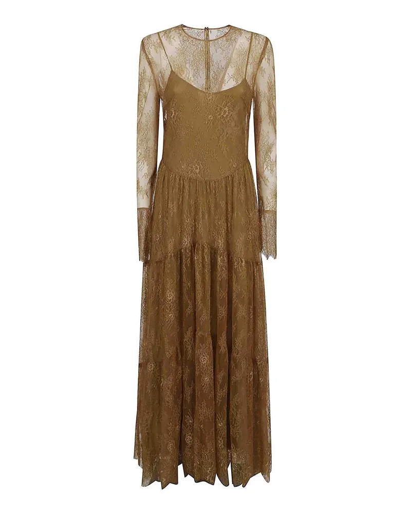 Philosophy Di Lorenzo Serafini Knielanges Kleid - Beige Beige