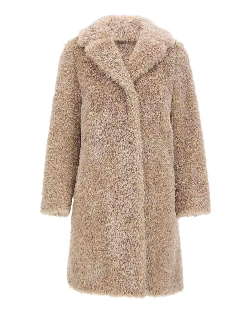 Herno Knielanger Mantel - Gelb Beige