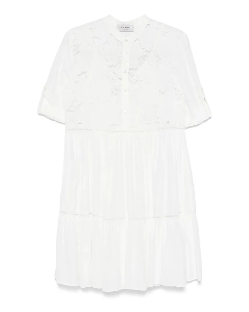 Ermanno Scervino Knielanges Kleid - Creme Creme
