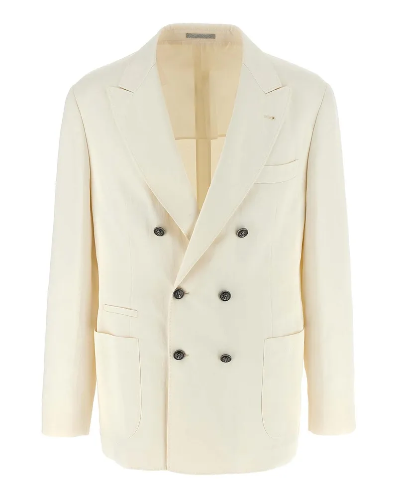 Brunello Cucinelli Blazer - Weiß Weiß
