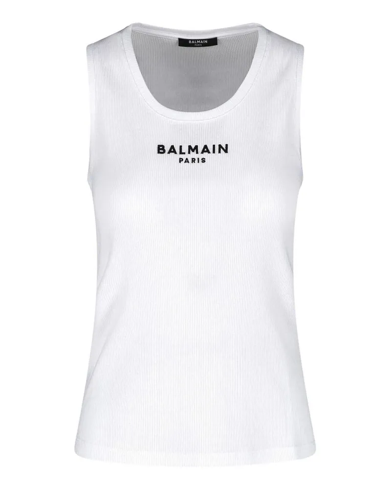 Balmain Top - Weiß Weiß