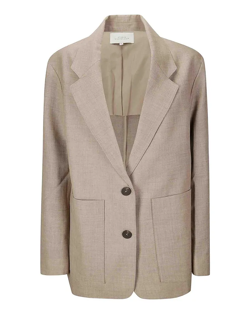 Studio Nicholson Blazer - Schwarz Creme