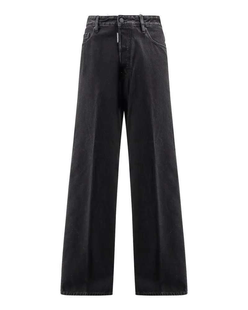 Dsquared2 Straight Leg Jeans - Schwarz Schwarz