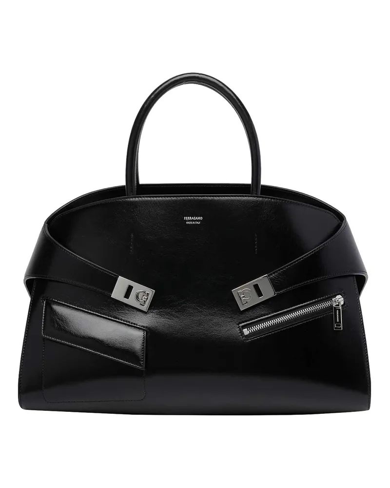 Ferragamo Shopper - Schwarz Schwarz