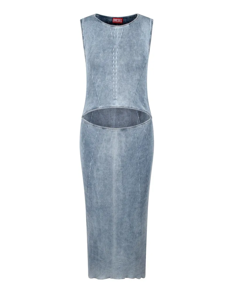 Diesel Knielanges Kleid - Blau Blau