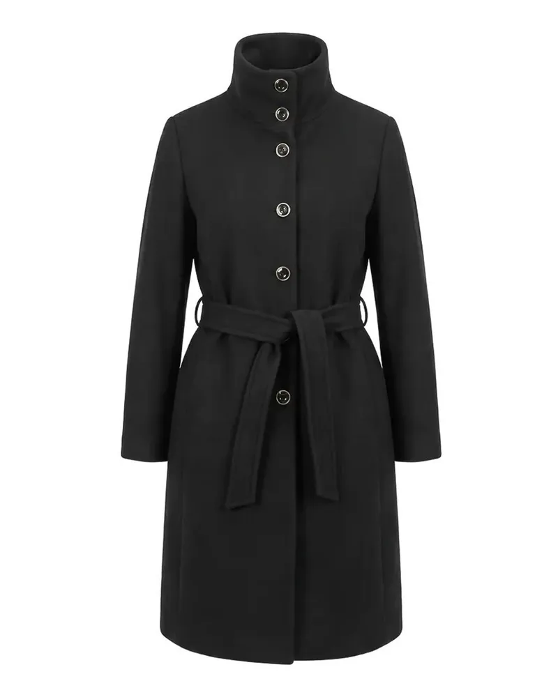 Pinko Langer Mantel - Schwarz Schwarz