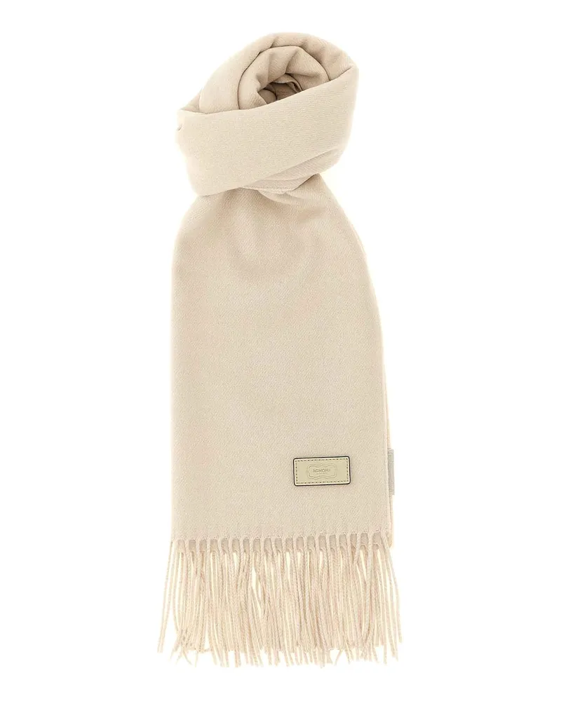 AGNONA Schal - Beige Beige