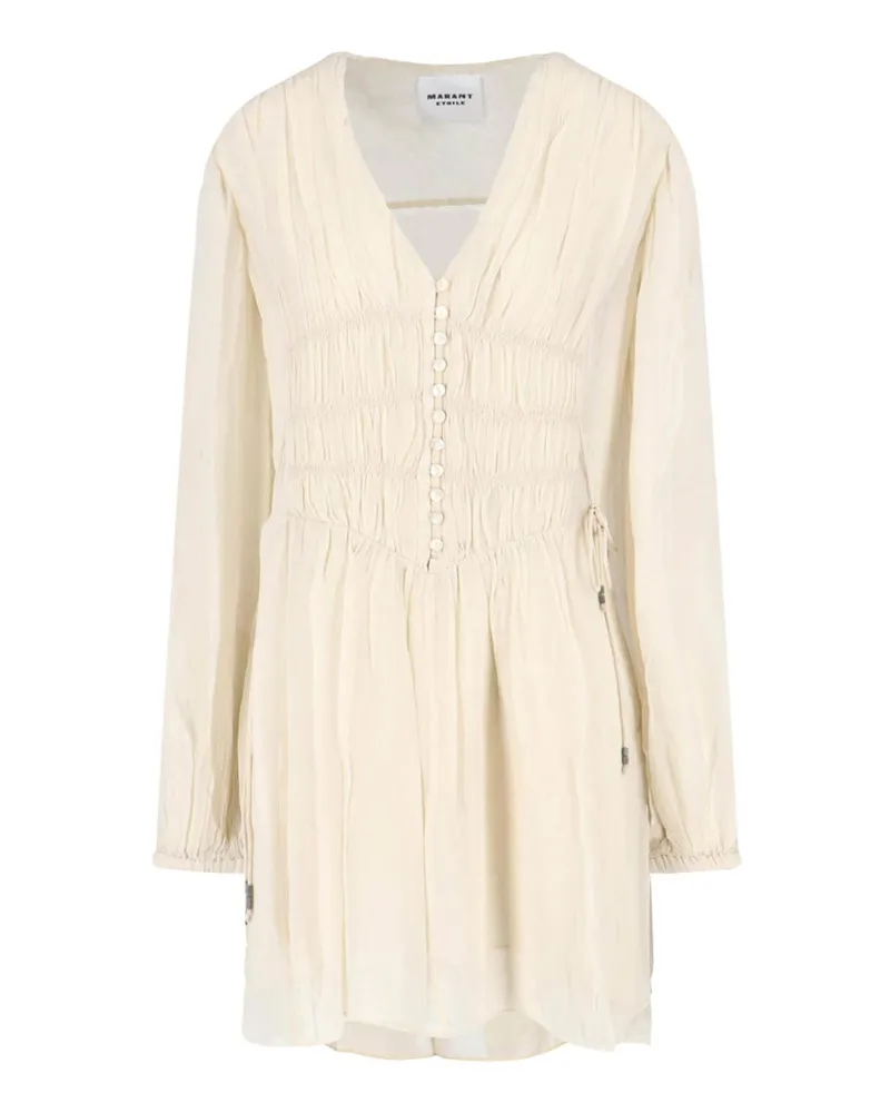 Étoile Isabel Marant Kurzes Kleid - Weiß Weiß
