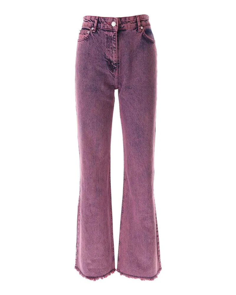 Moschino Straight Leg Jeans - Bunt Lila