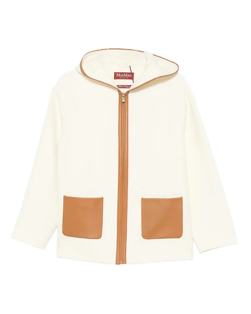 Max Mara Casualjacke - Weiß Weiß