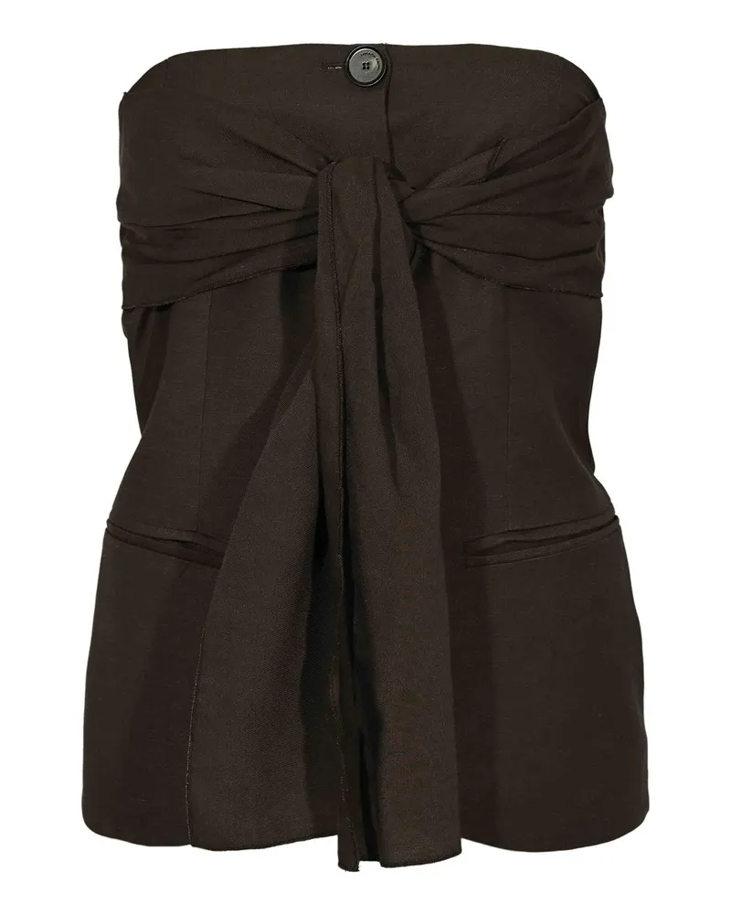 Liviana Conti Top - Dunkelbraun Dunkelbraun