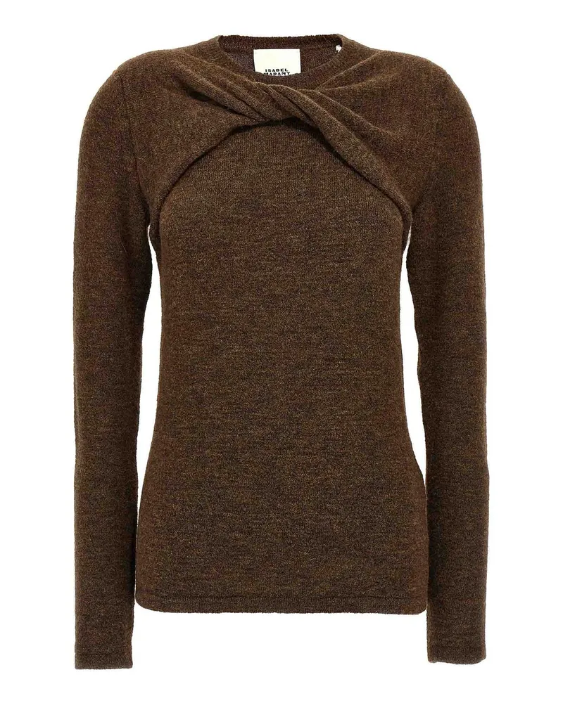 Isabel Marant Rundhalspullover - Braun Braun