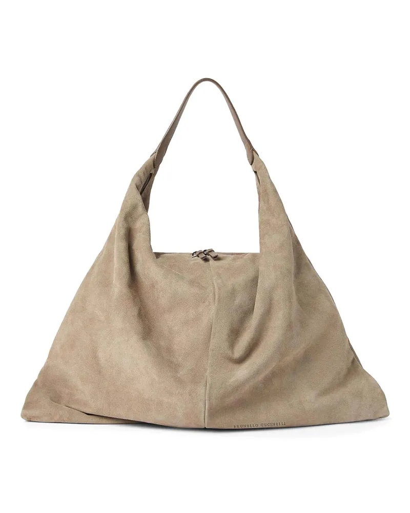 Brunello Cucinelli Umhängetasche - Grau Grau