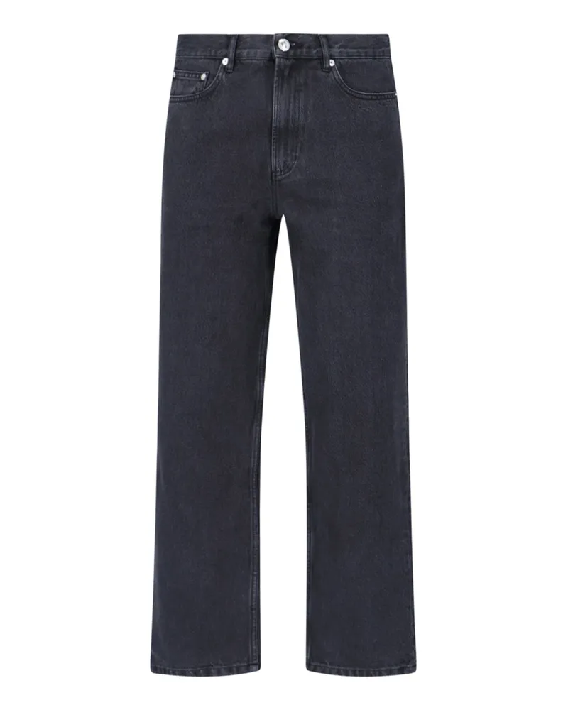 A.P.C. A. P.C. Straight Leg Jeans - Schwarz Schwarz