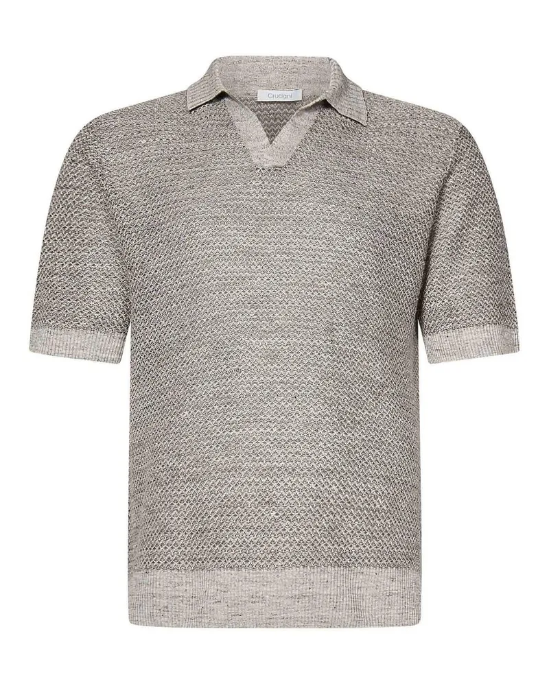 Cruciani Poloshirt - Grau Grau