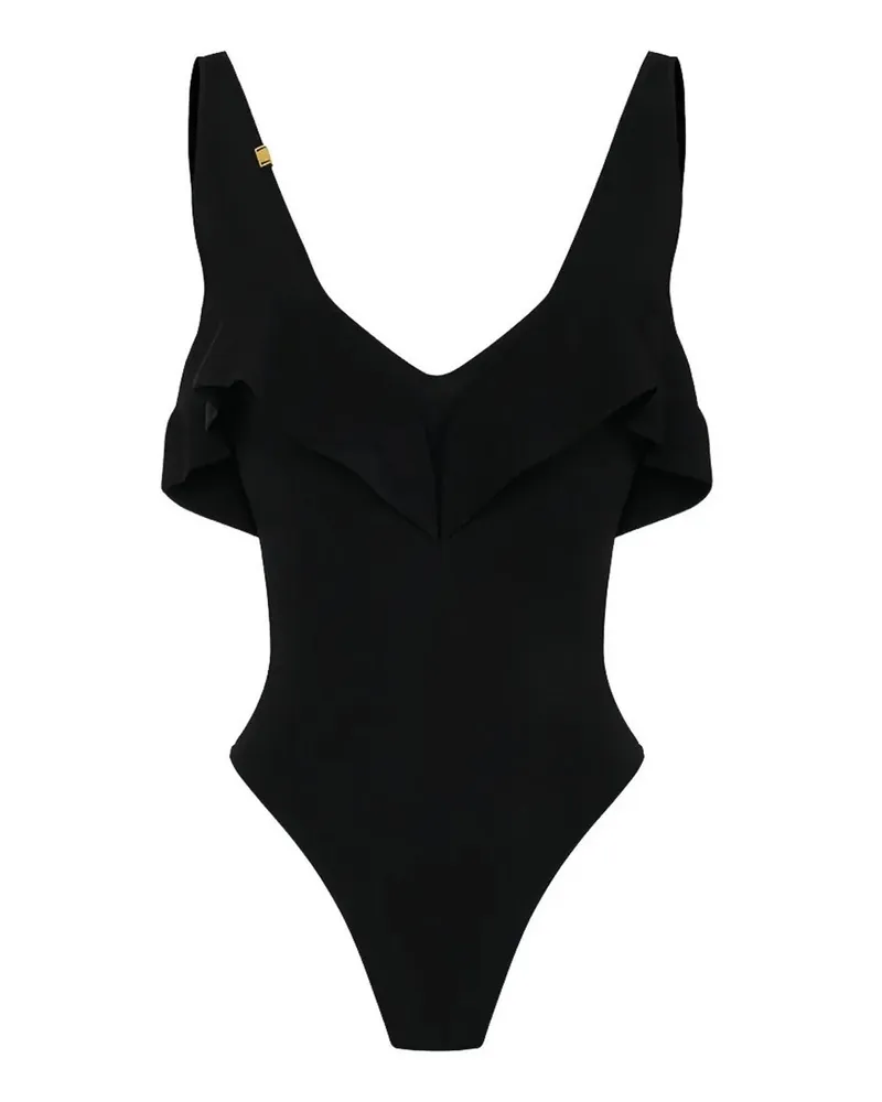 Elisabetta Franchi Top - Schwarz Schwarz