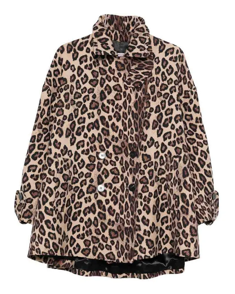 Alberto Biani Kurzer Mantel - Braun Braun