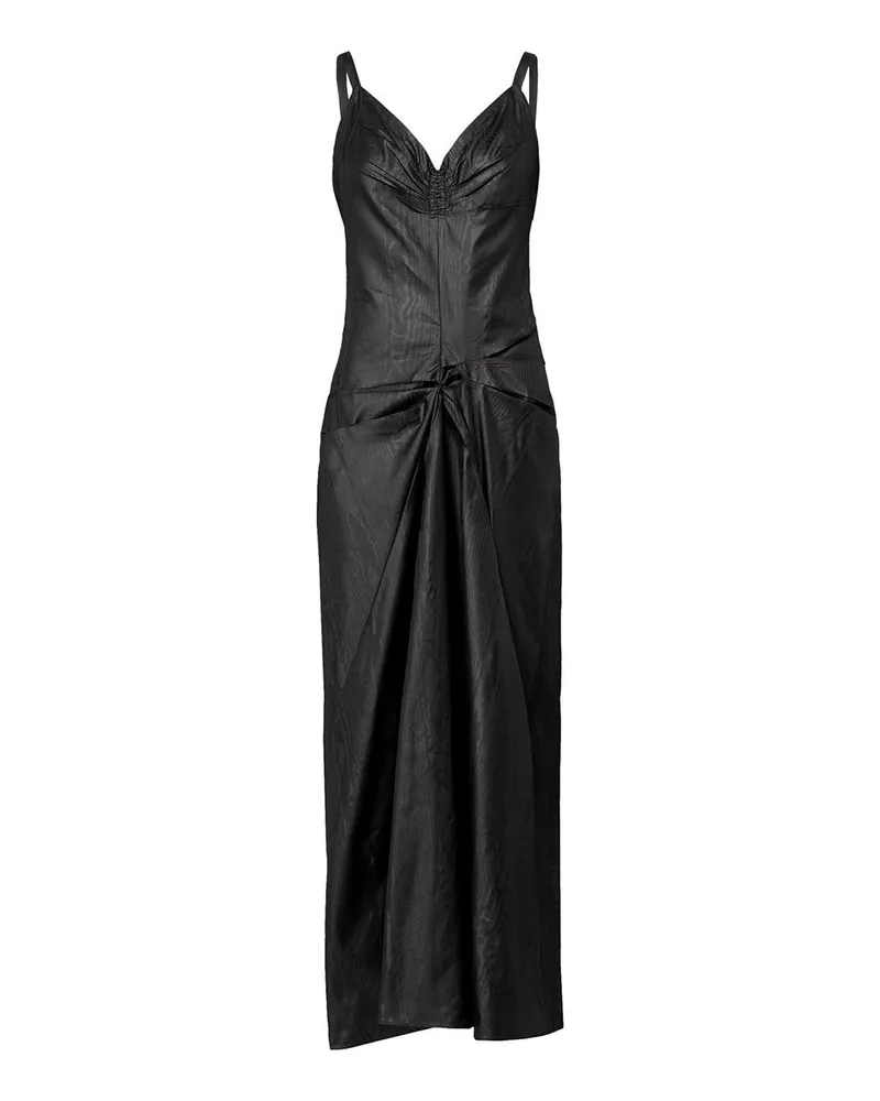 Maison Margiela Maxikleid - Schwarz Schwarz