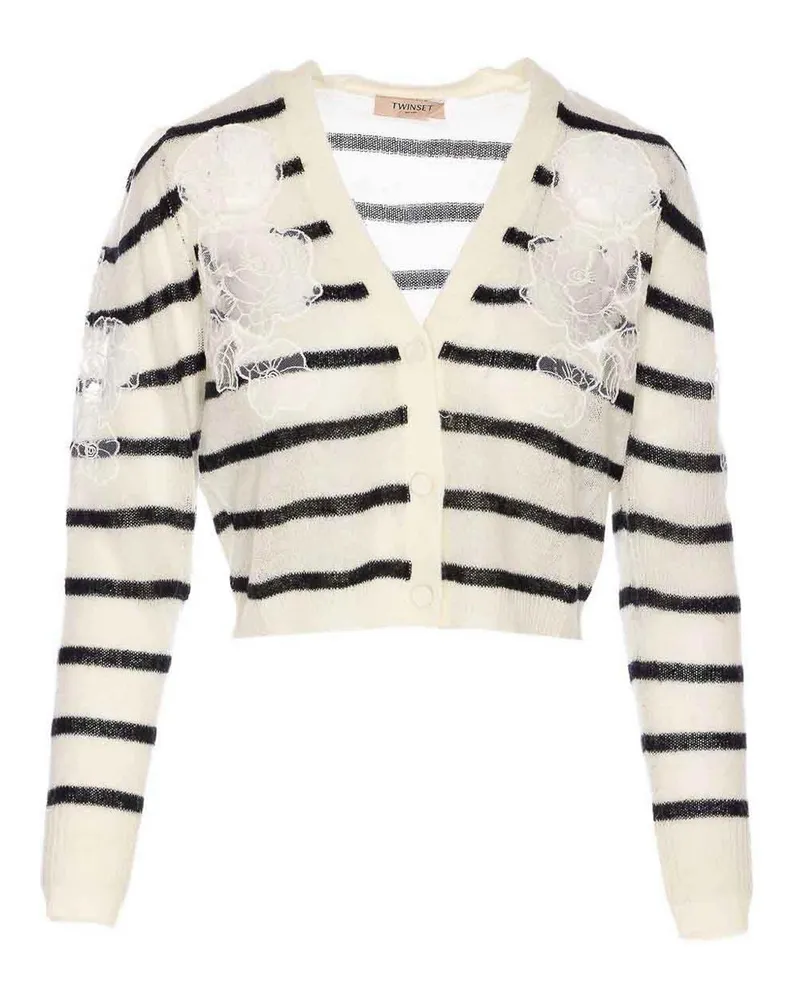 Twin-Set Cardigan - Weiß Weiß
