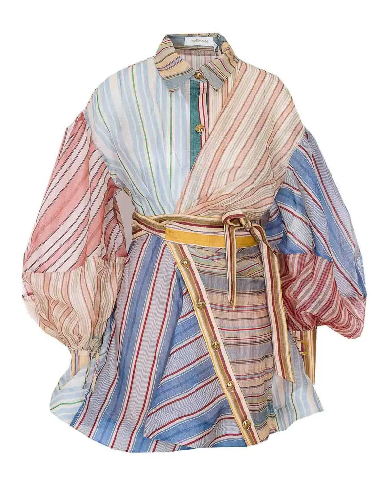 Zimmermann Kurzes Kleid - Bunt Bunt