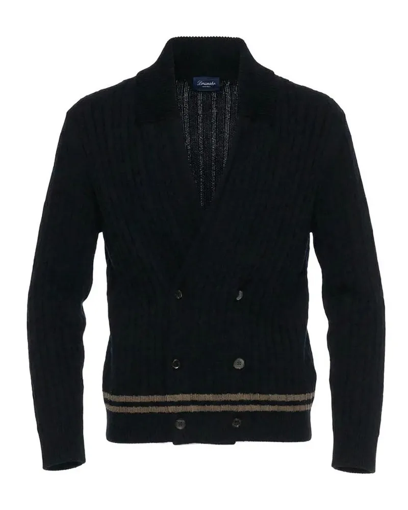 Drumohr  Cardigan - Dunkelgrün Dunkelgrün