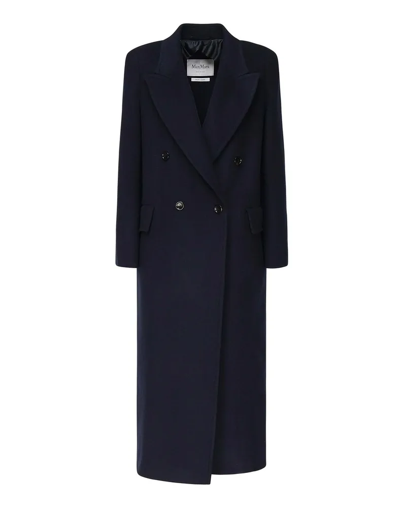 Max Mara Kurzer Mantel - Blau Blau