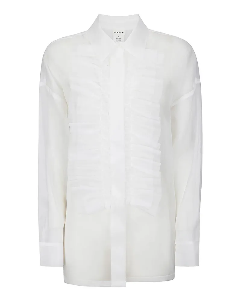 P.A.R.O.S.H. P. A.R. O.S. H. Hemd - Weiß Weiß