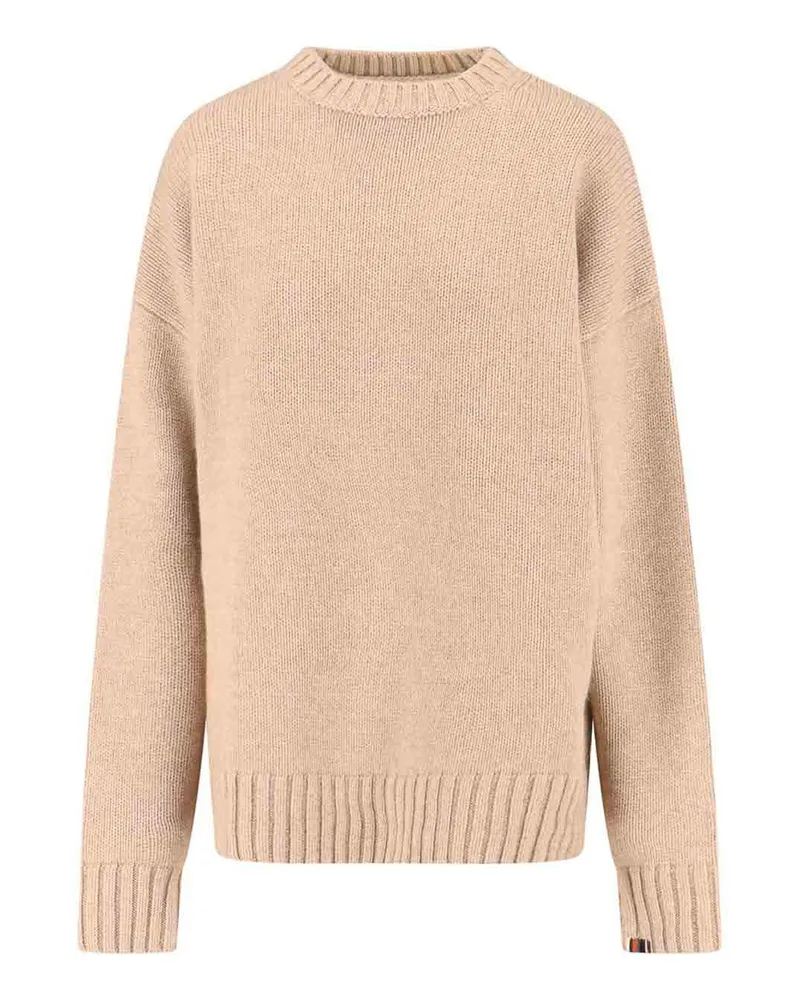 extreme cashmere Rundhalspullover - Beige Beige