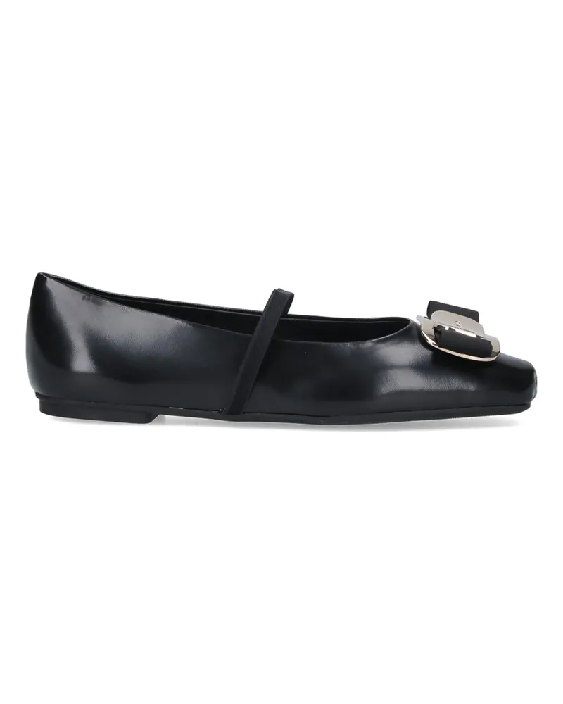 Ferragamo Ballerinas - Schwarz Schwarz