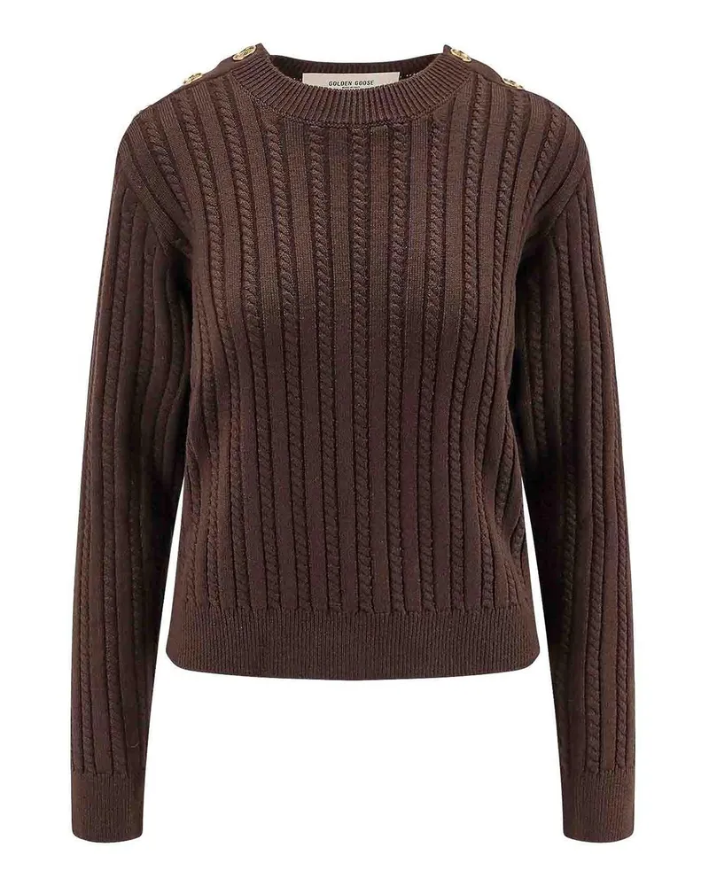 Golden Goose U-Boot-Pullover - Camel Camel