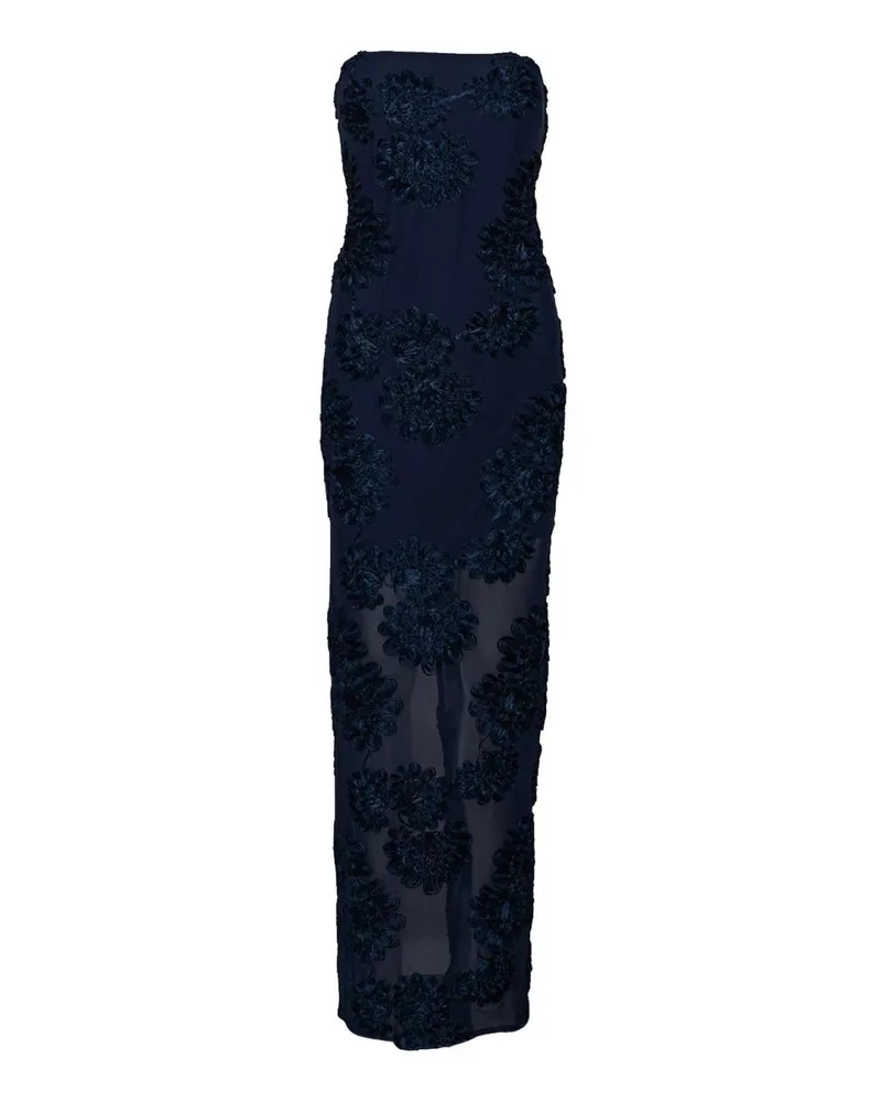 ROTATE Birger Christensen Abendkleid - Blau Blau