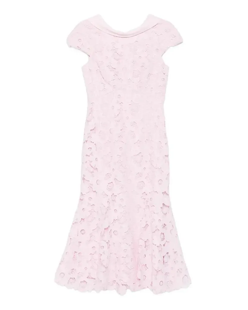 Self-Portrait Knielanges Kleid - Nude Nude